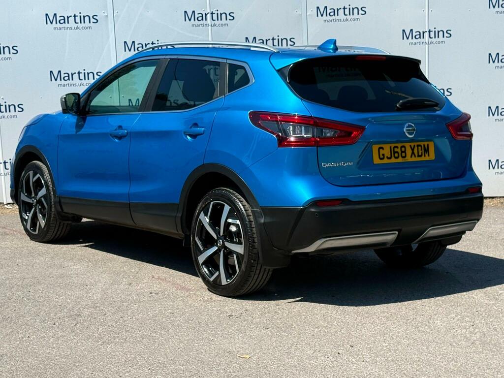 Nissan Qashqai 1.3 Dig-t Tekna Euro 6 Ss GJ68XDM Blue #4