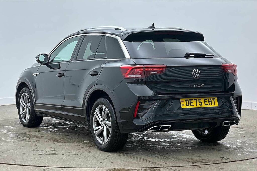 Volkswagen T-Roc 1.5 Tsi R-line Dsg DE75EHT Black #3
