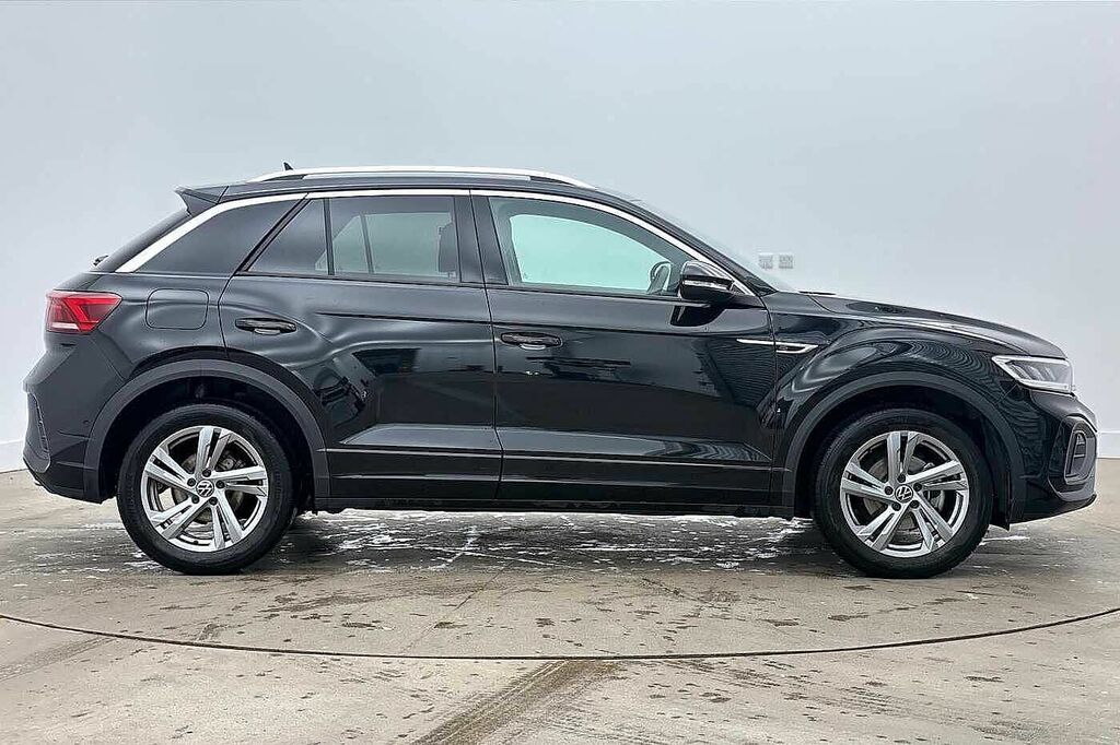Volkswagen T-Roc 1.5 Tsi R-line Dsg DE75EHT Black #4