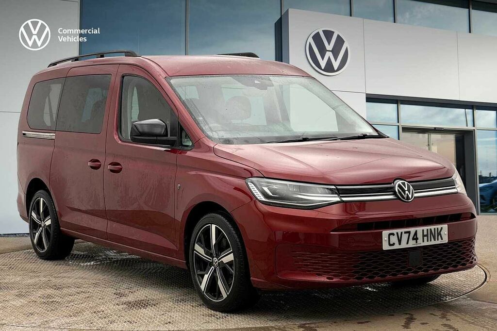 Volkswagen Caddy Maxi Life Life Maxi 122 Ps 2.0 Tdi 7Sp Dsg Ledinchs Winter Red
