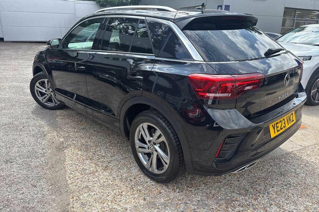 Volkswagen T-Roc 1.5 Tsi R-line Dsg Rear View Cameraergo Act YE23VKZ Black #3