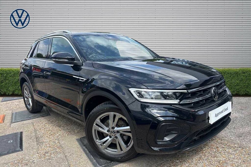 Volkswagen T-Roc 1.5 Tsi R-line Dsg Rear View Cameraergo Act YE23VKZ Black