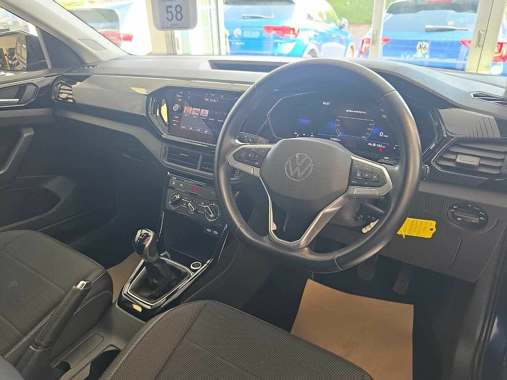 Volkswagen T-Cross 1.0 Tsi Black Edition DC23YJY Blue #5