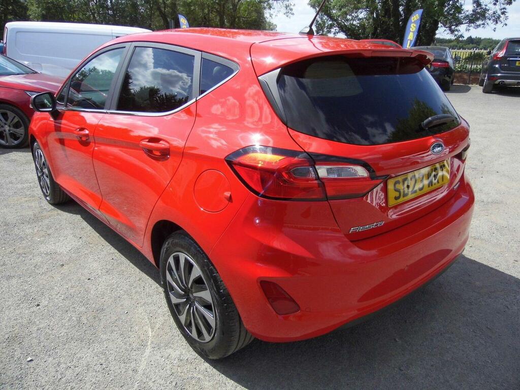 Ford Fiesta Hatchback 1.0T Ecoboost Mhev Titanium Dct Euro 6 Red #4