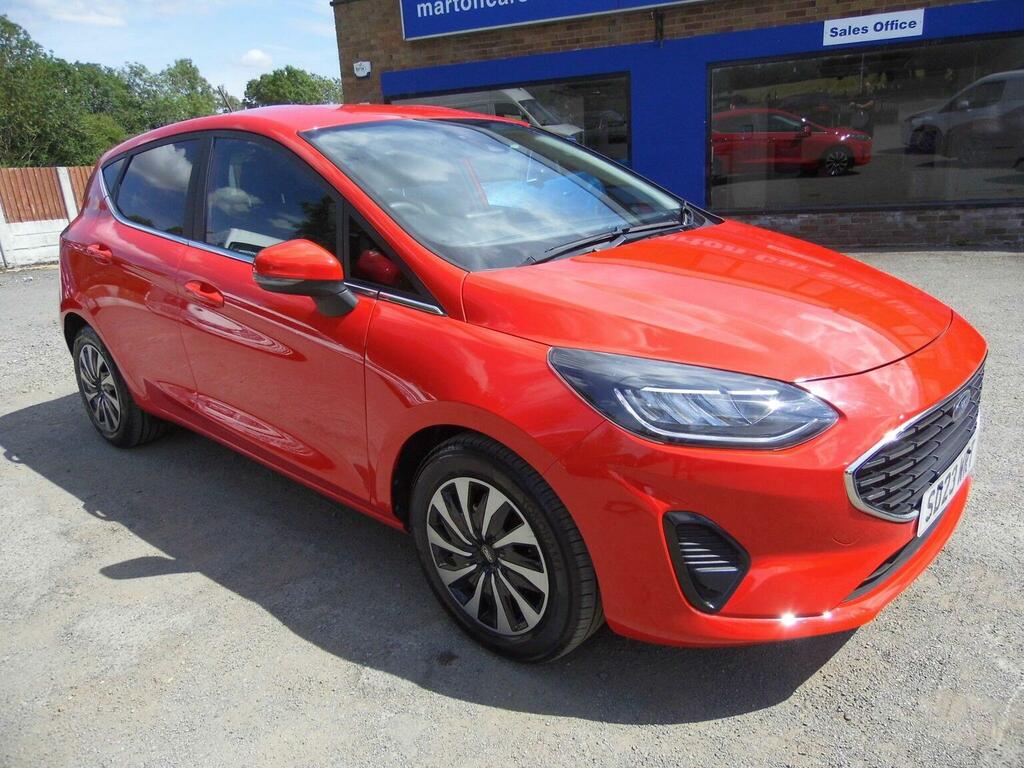 Ford Fiesta Hatchback 1.0T Ecoboost Mhev Titanium Dct Euro 6 Red
