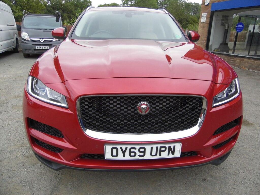 Jaguar F-Pace Suv 2.0 D240 Portfolio Awd Euro 6 Ss OY69UPN Red #2