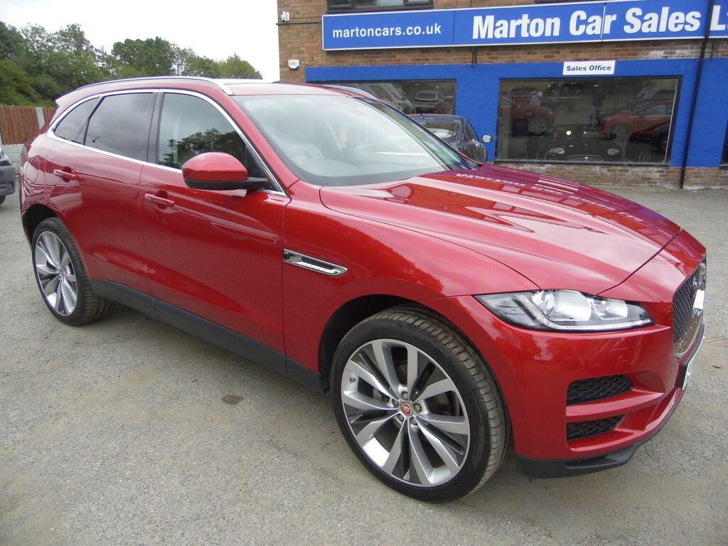 Jaguar F-Pace Suv 2.0 D240 Portfolio Awd Euro 6 Ss Red