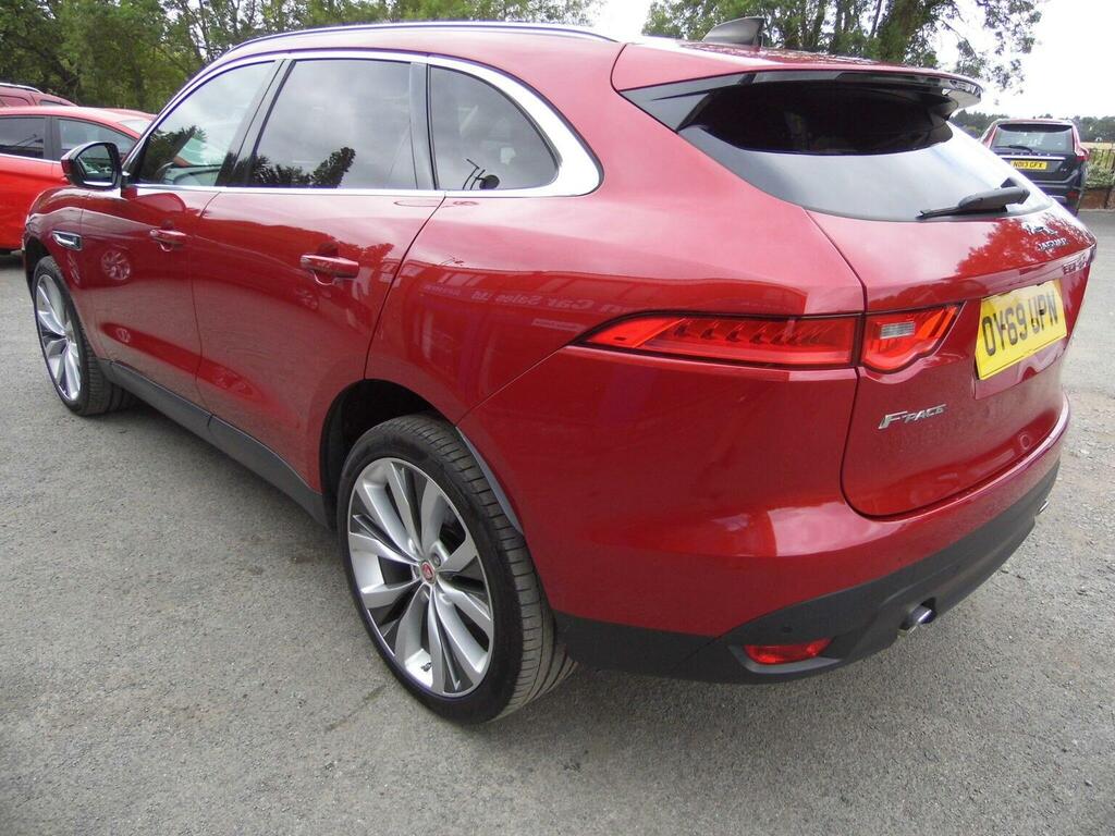 Jaguar F-Pace Suv 2.0 D240 Portfolio Awd Euro 6 Ss OY69UPN Red #4
