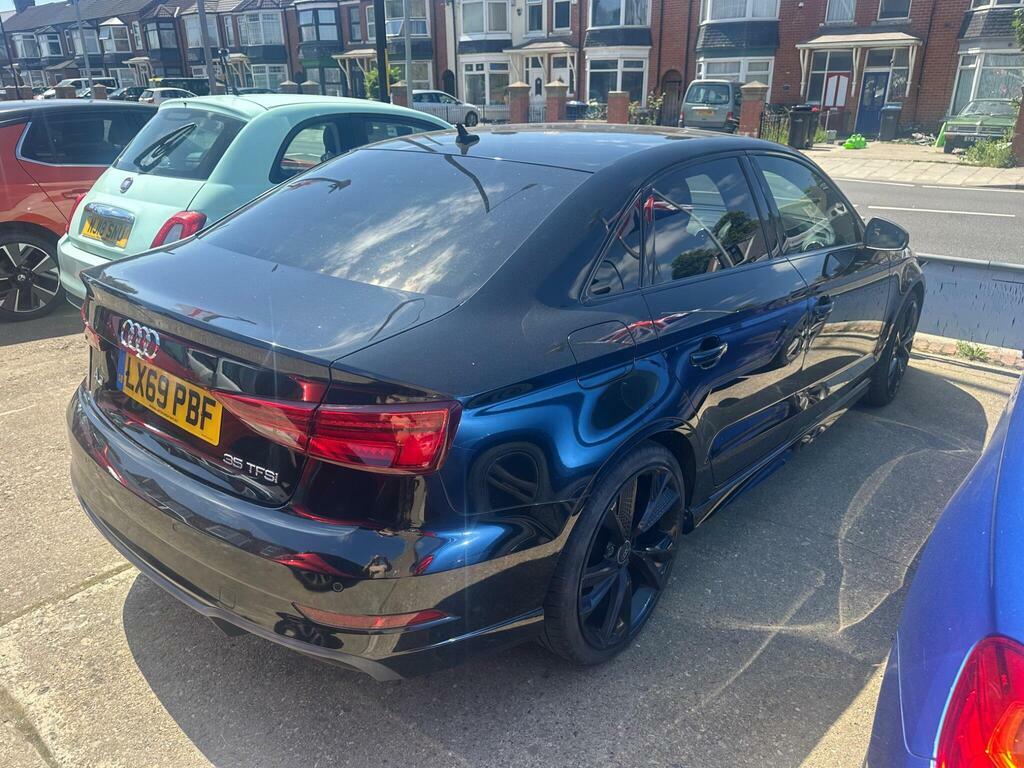 Audi A3 1.5 Tfsi Cod 35 Black Edition Saloon LX69PBF Black #3