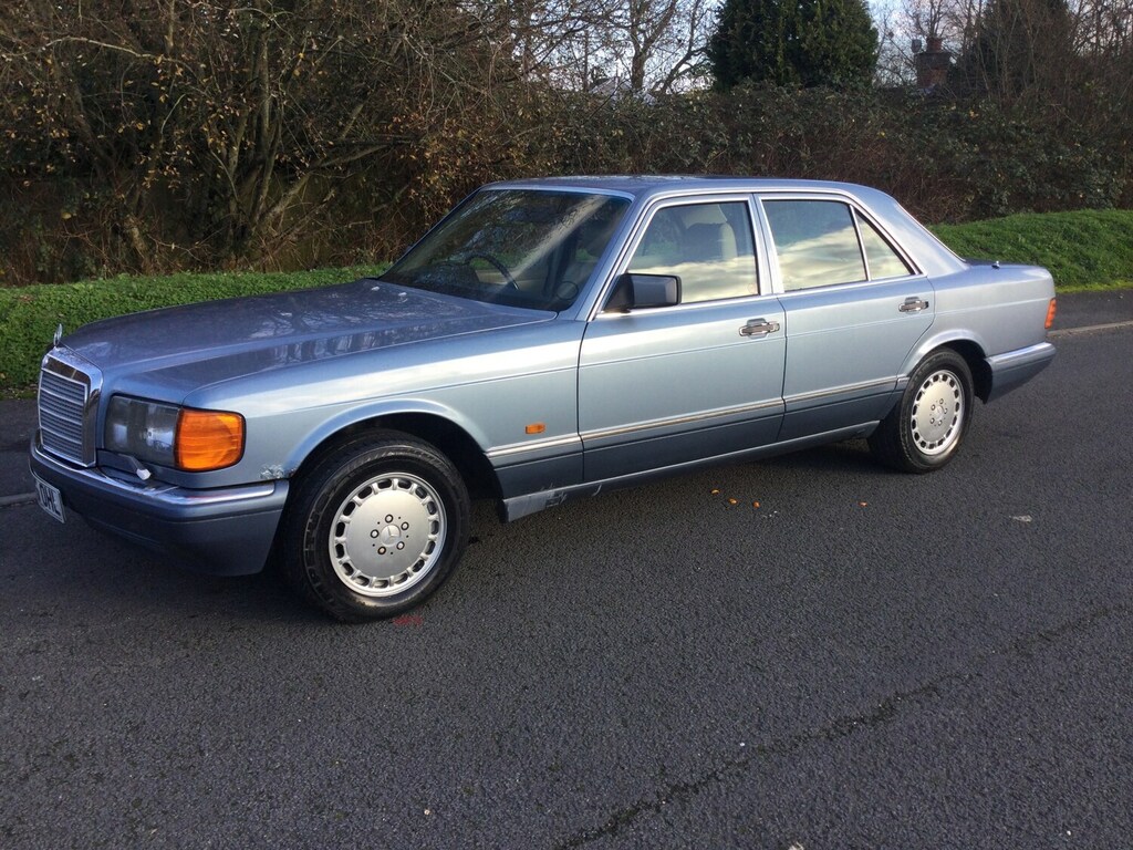 Mercedes-Benz S Class 420 Se W126 Blue #4