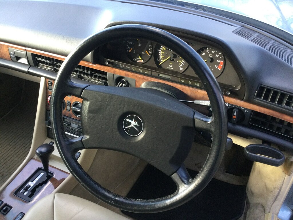 Mercedes-Benz S Class 420 Se W126 Blue #6