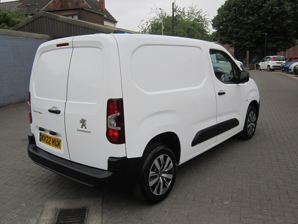 Peugeot Partner 1000 1.5 Bluehdi 100 Professional Prem Van 6 Spd White #5