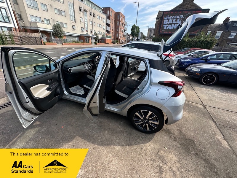 Nissan Micra 0.9 Ig-t Tekna Hatchback Euro 6 Grey #22