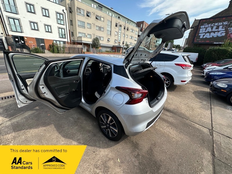 Nissan Micra 0.9 Ig-t Tekna Hatchback Euro 6 Grey #23