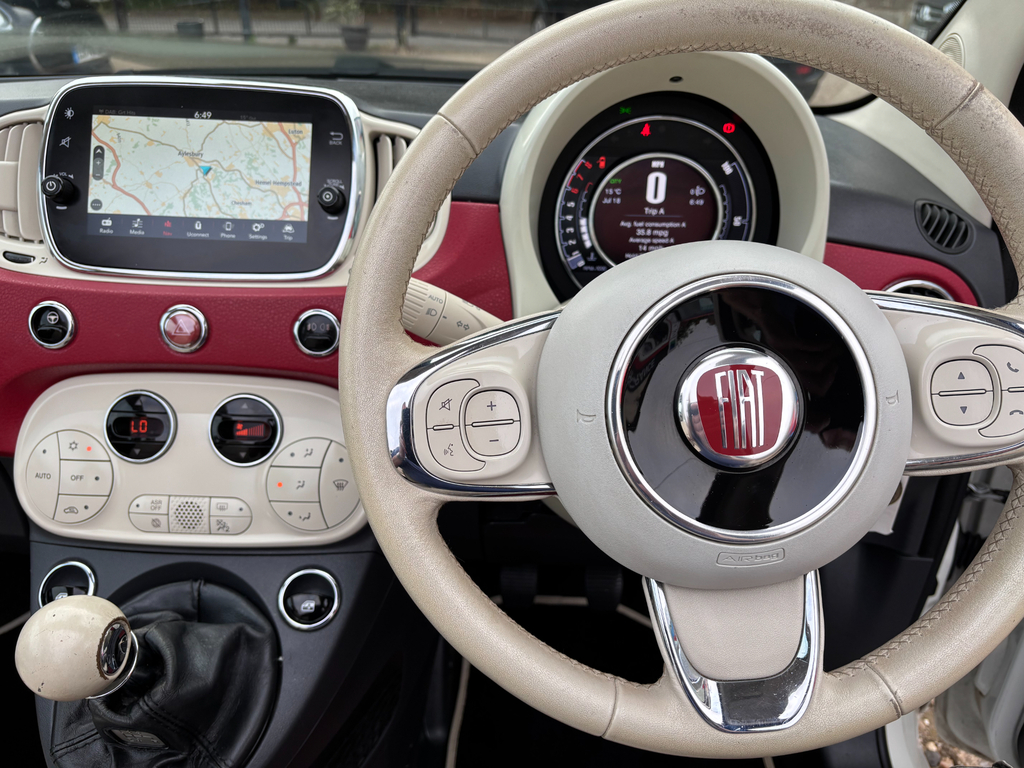 Fiat 500C 1.2 60Th Convertible Euro 6 Ss  #3