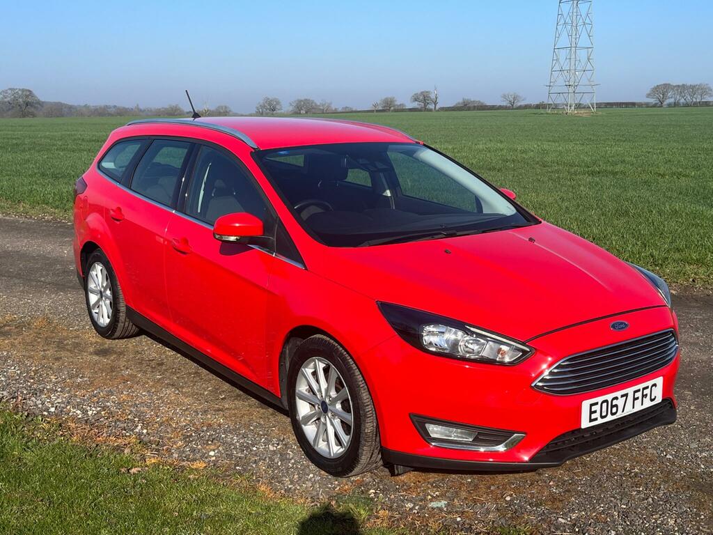 Ford Focus 1.0T Ecoboost Titanium Euro 6 Ss EO67FFC Red #5