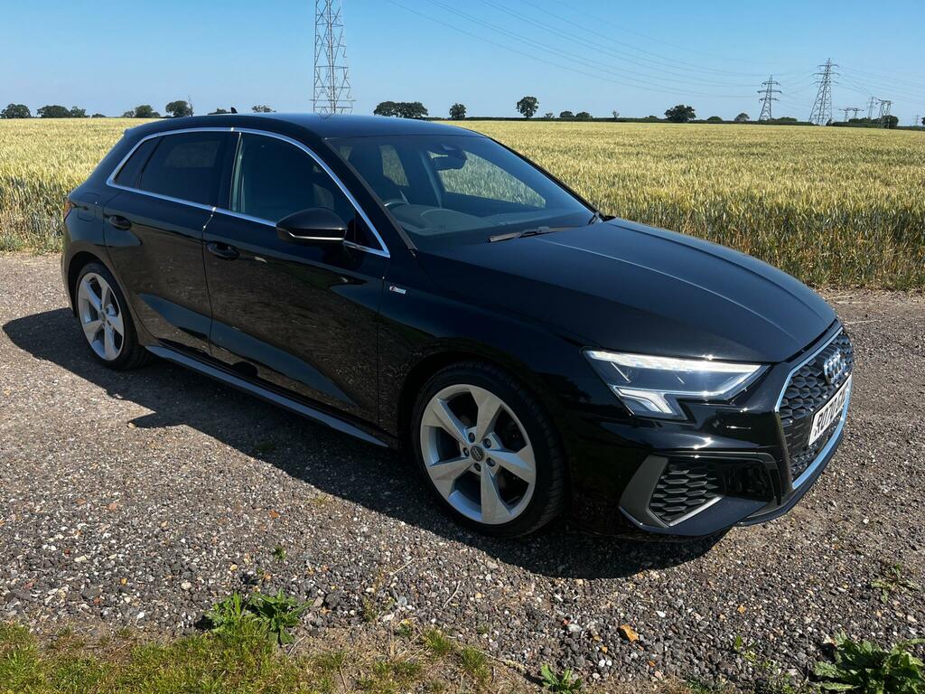 Audi A3 1.5 Tfsi 35 S Line Sportback S Tronic Euro 6 Ss Black
