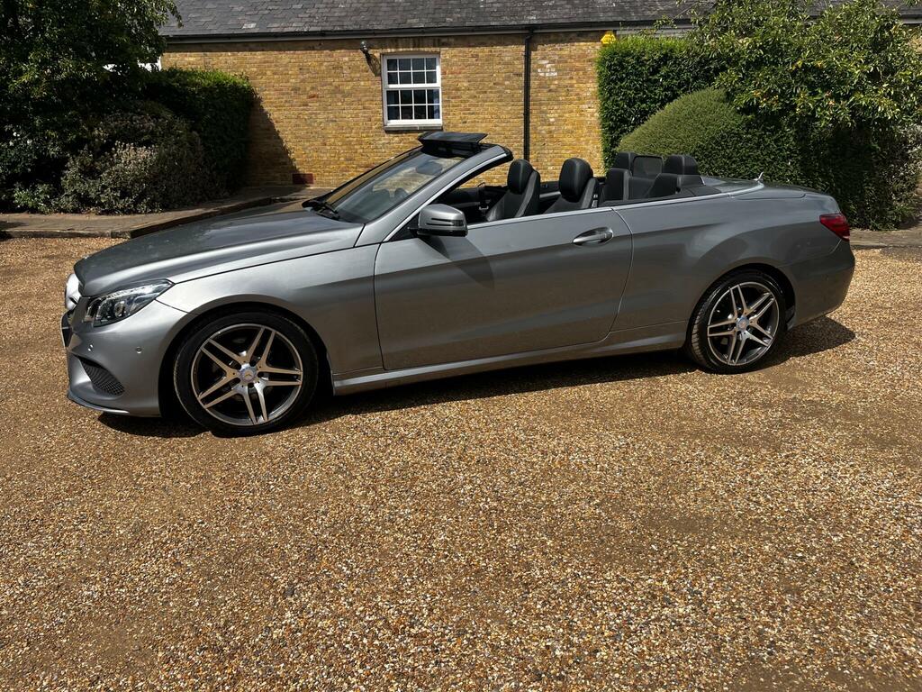 Mercedes-Benz E Class 3.0 E350d V6 Bluetec Amg Line Cabriolet G-tronic Silver #3