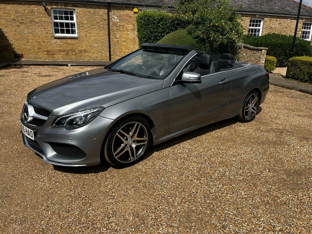Mercedes-Benz E Class 3.0 E350d V6 Bluetec Amg Line Cabriolet G-tronic Silver