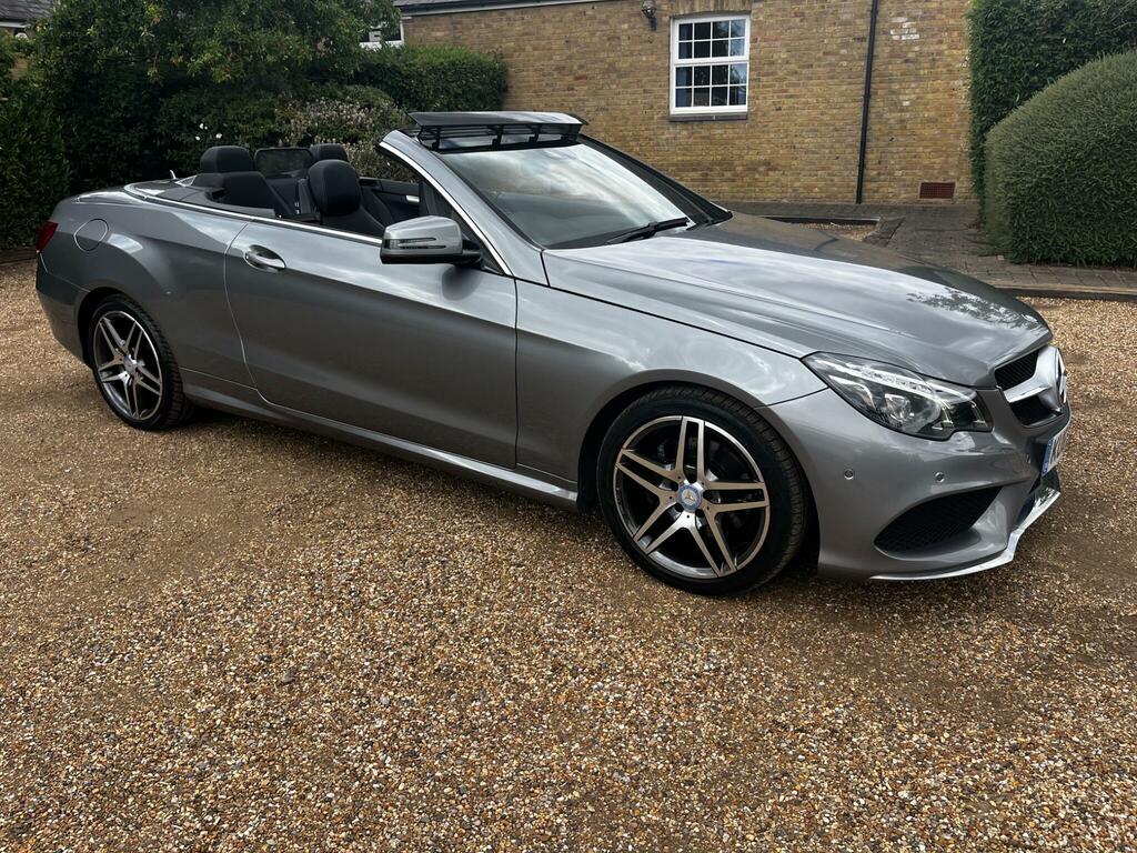 Mercedes-Benz E Class 3.0 E350d V6 Bluetec Amg Line Cabriolet G-tronic Silver #6
