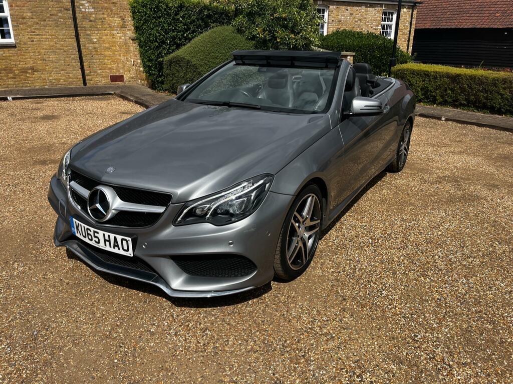 Mercedes-Benz E Class 3.0 E350d V6 Bluetec Amg Line Cabriolet G-tronic Silver #2