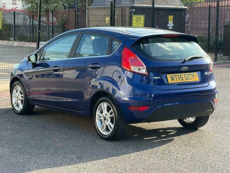 Ford Fiesta 1.0T Ecoboost Zetec Hatchback MT15GCY Blue #2