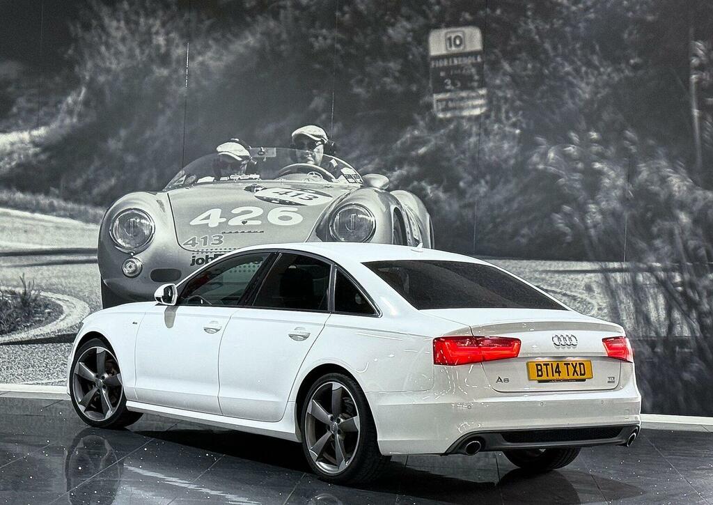 Audi A6 Saloon Saloon 2.0 Tdi Ultra Black Edition S Tronic Euro 6 White #2