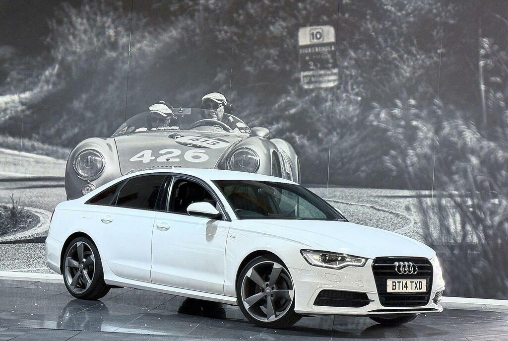 Audi A6 Saloon Saloon 2.0 Tdi Ultra Black Edition S Tronic Euro 6 White