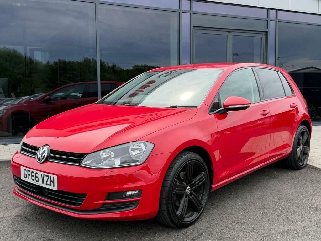 Volkswagen Golf 1.6 Tdi Bluemotion Tech Match Edition Euro 6 S S Red