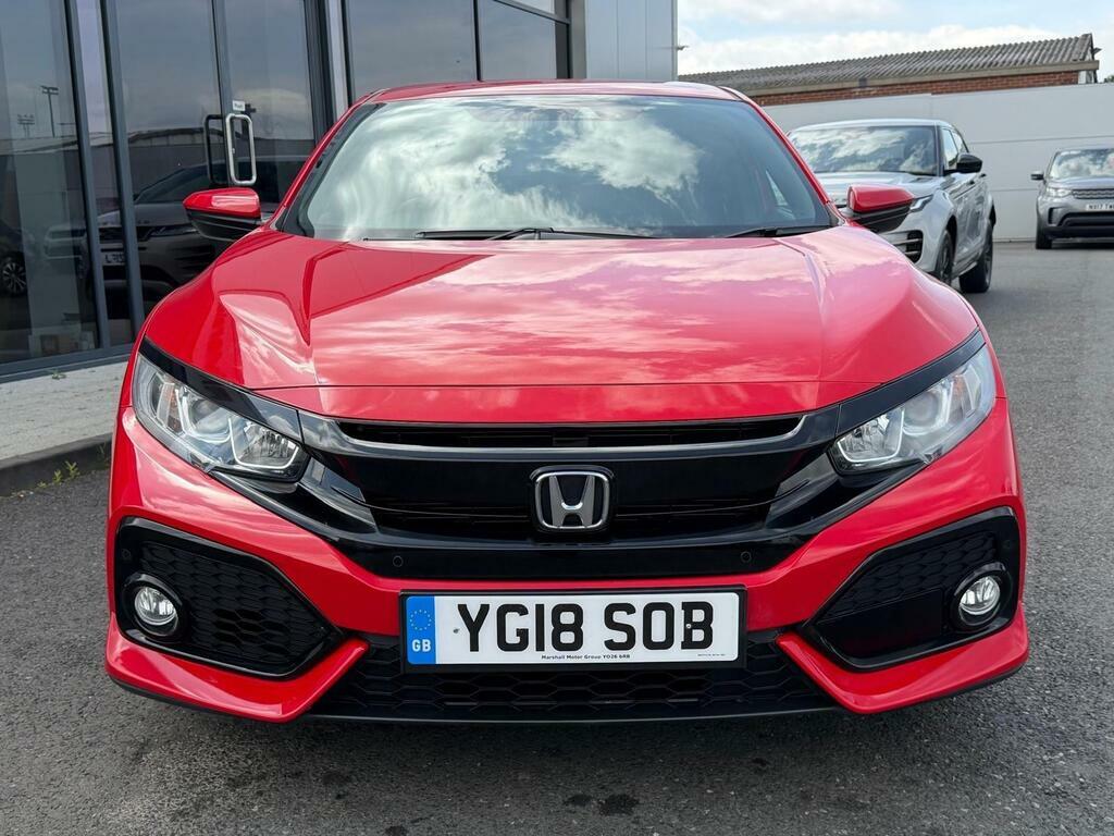 Honda Civic 1.0 Vtec Turbo Sr Euro 6 S S Red #3