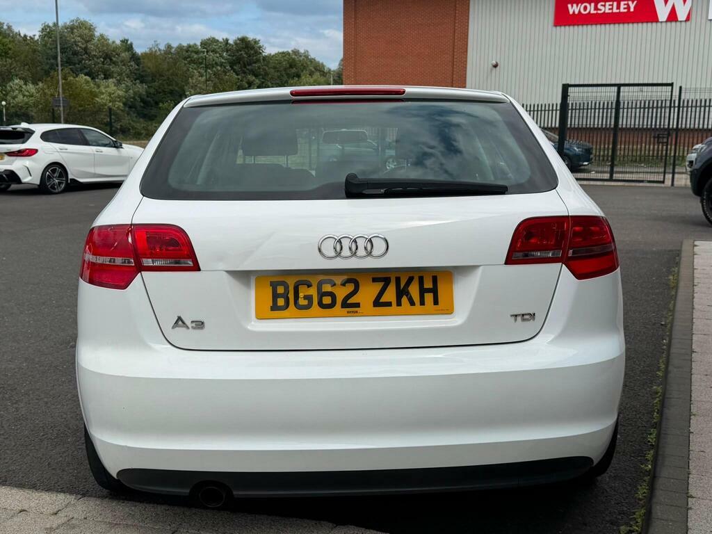 Audi A3 2.0 Tdi Sport Sportback Euro 5 Ss White #5