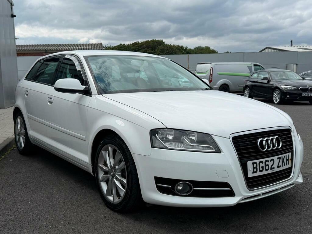 Audi A3 2.0 Tdi Sport Sportback Euro 5 Ss White #2