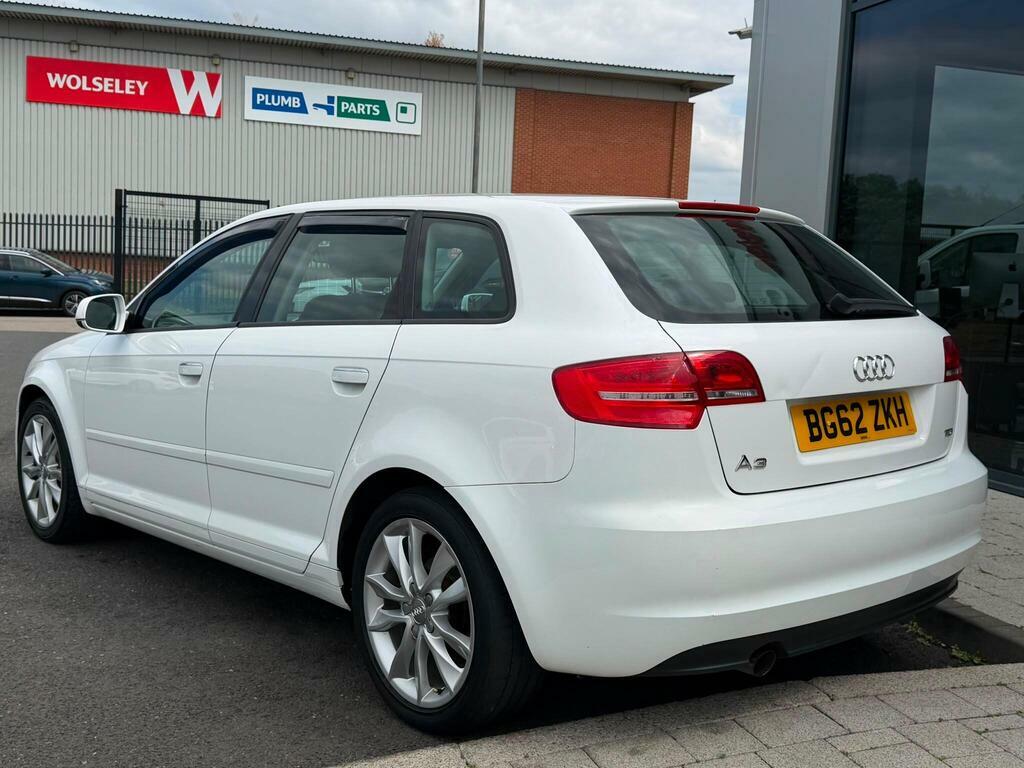 Audi A3 2.0 Tdi Sport Sportback Euro 5 Ss White #3