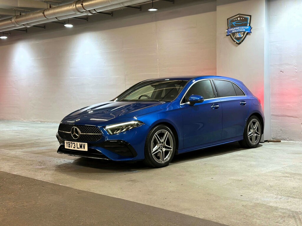 Mercedes-Benz A Class Amg Line Executive Mhev YB73LMV Blue #4