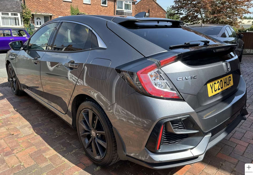Honda Civic Ex Vtec Cvt Grey #4