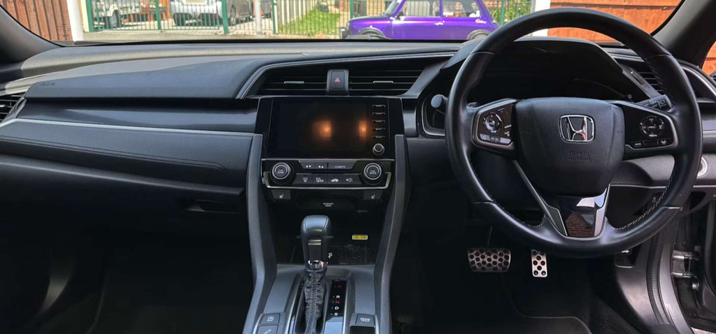 Honda Civic Ex Vtec Cvt Grey #3