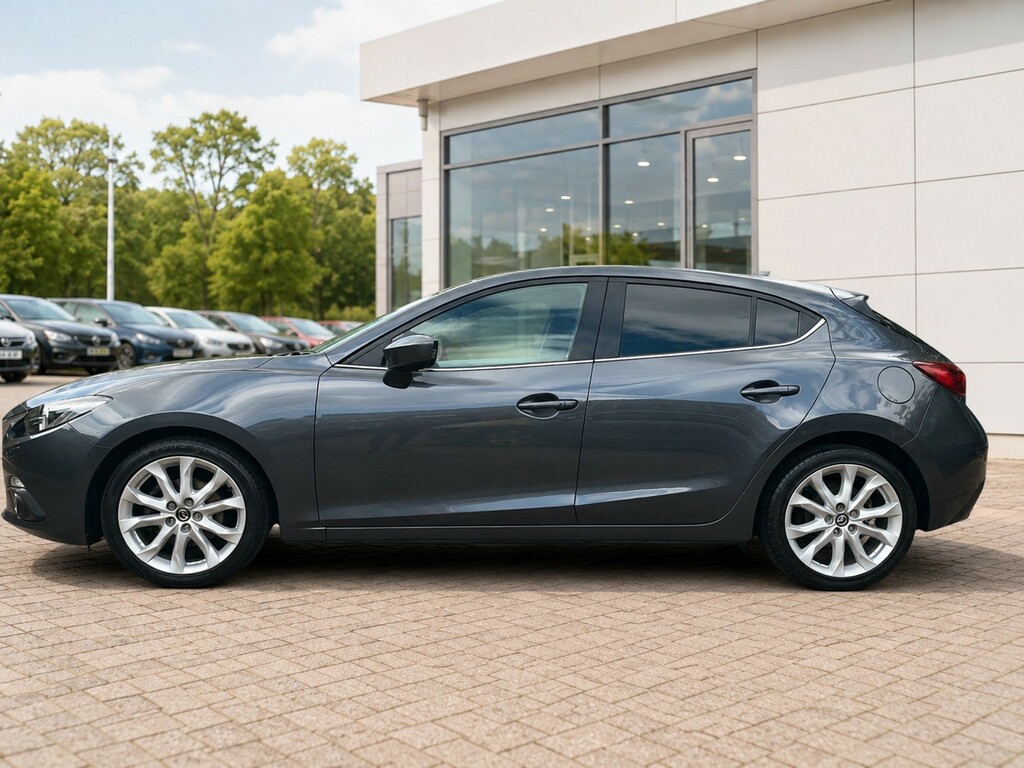 Mazda 3 Hatchback 2.0 Skyactiv-g Sport Nav 2014 ND14FEU Grey #5