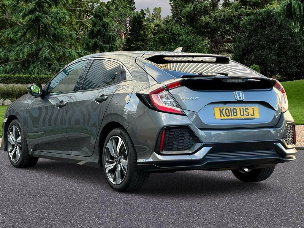 Honda Civic 1.0 Vtec Turbo Ex Cvt Euro 6 Ss Grey #4