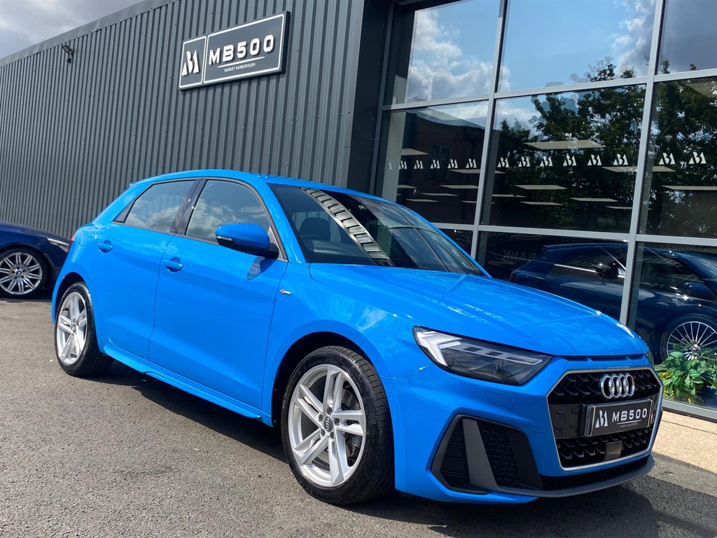 Audi A1 1.0 Tfsi 30 S Line Sportback S Tronic Euro 6 Ss Blue