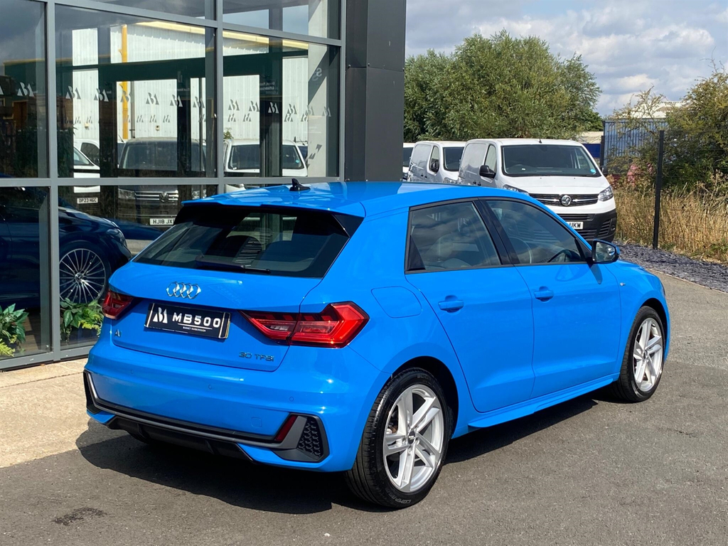 Audi A1 1.0 Tfsi 30 S Line Sportback S Tronic Euro 6 Ss Blue #2