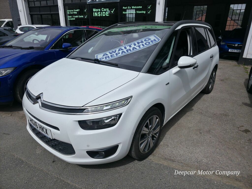 Citroen Grand C4 Picasso 1.6 Bluehdi Exclusive Mpv HG16HKX White #3