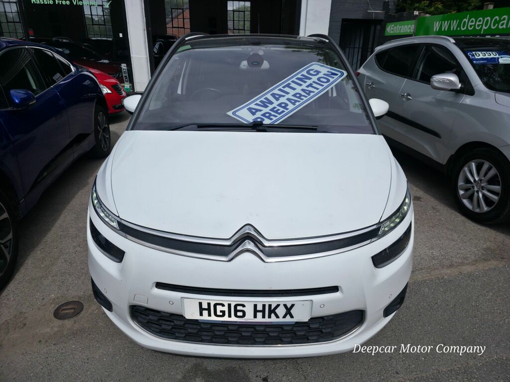 Citroen Grand C4 Picasso 1.6 Bluehdi Exclusive Mpv HG16HKX White #2