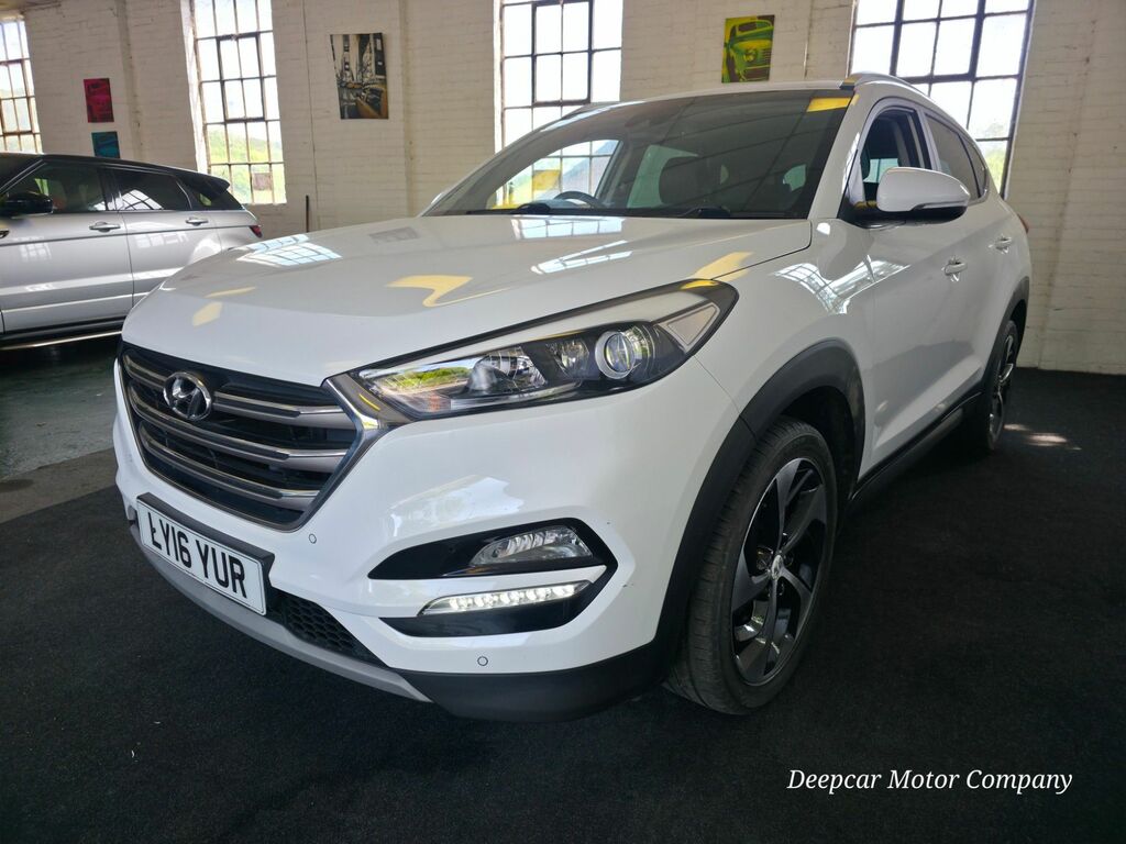 Hyundai Tucson 2.0 Crdi Premium Suv White #3