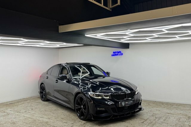 BMW 3 Series 2019 2.0 320D M Sport Saloon Xdriv Black #4