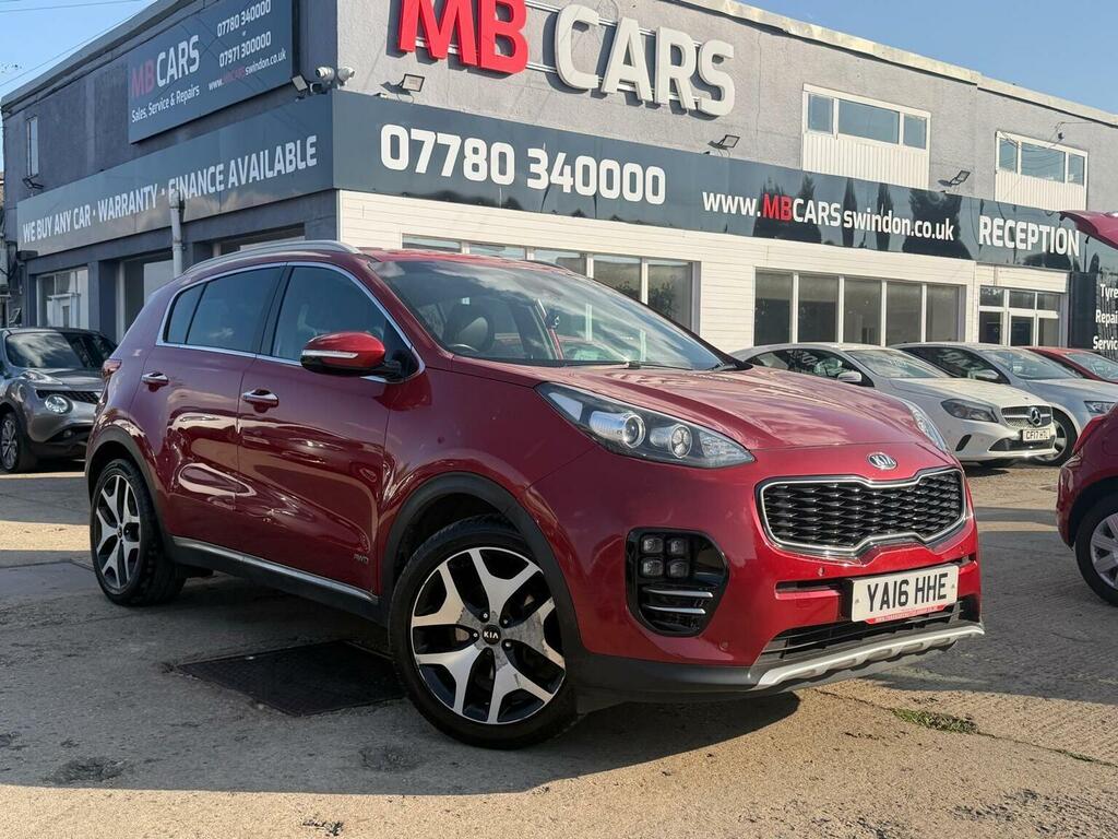 Kia Sportage 1.6 T-gdi Gt-line Awd Euro 6 YA16HHE Red