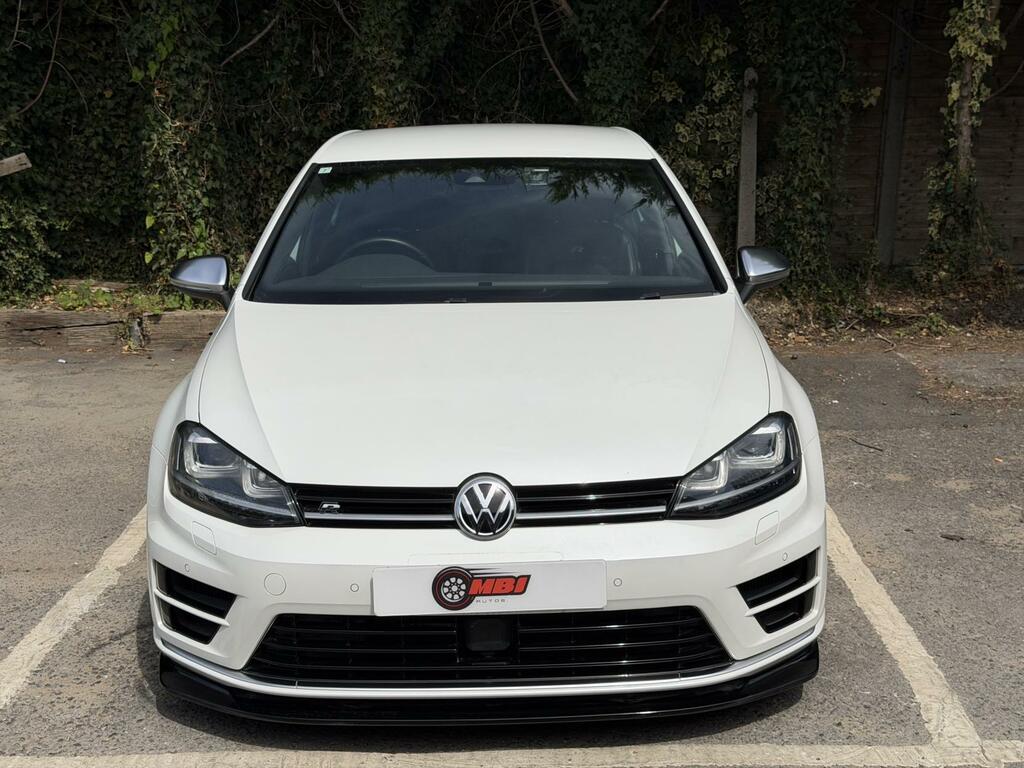 Volkswagen Golf R White #4