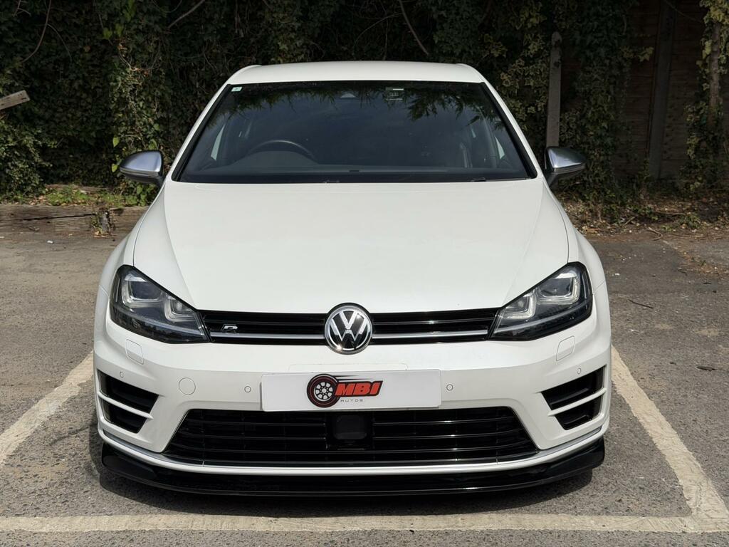 Volkswagen Golf R White #5