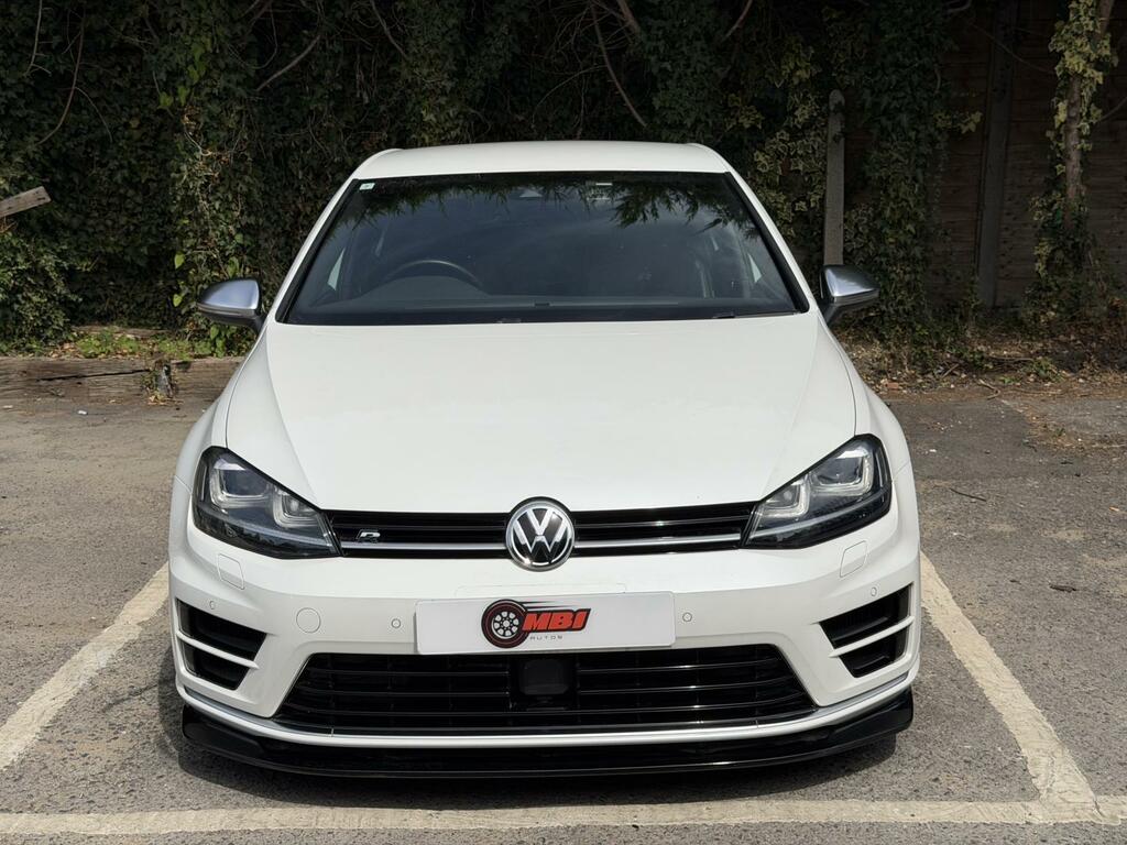 Volkswagen Golf R White #6