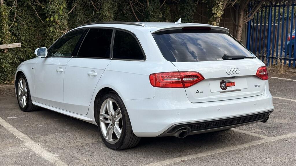 Audi A4 Avant S Line White #5