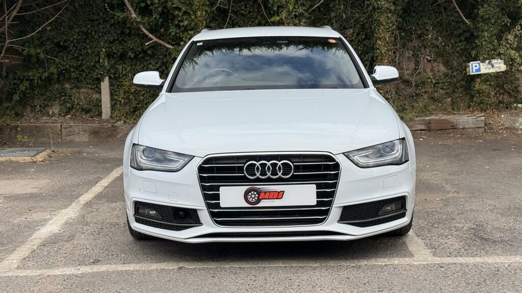 Audi A4 Avant S Line White #2
